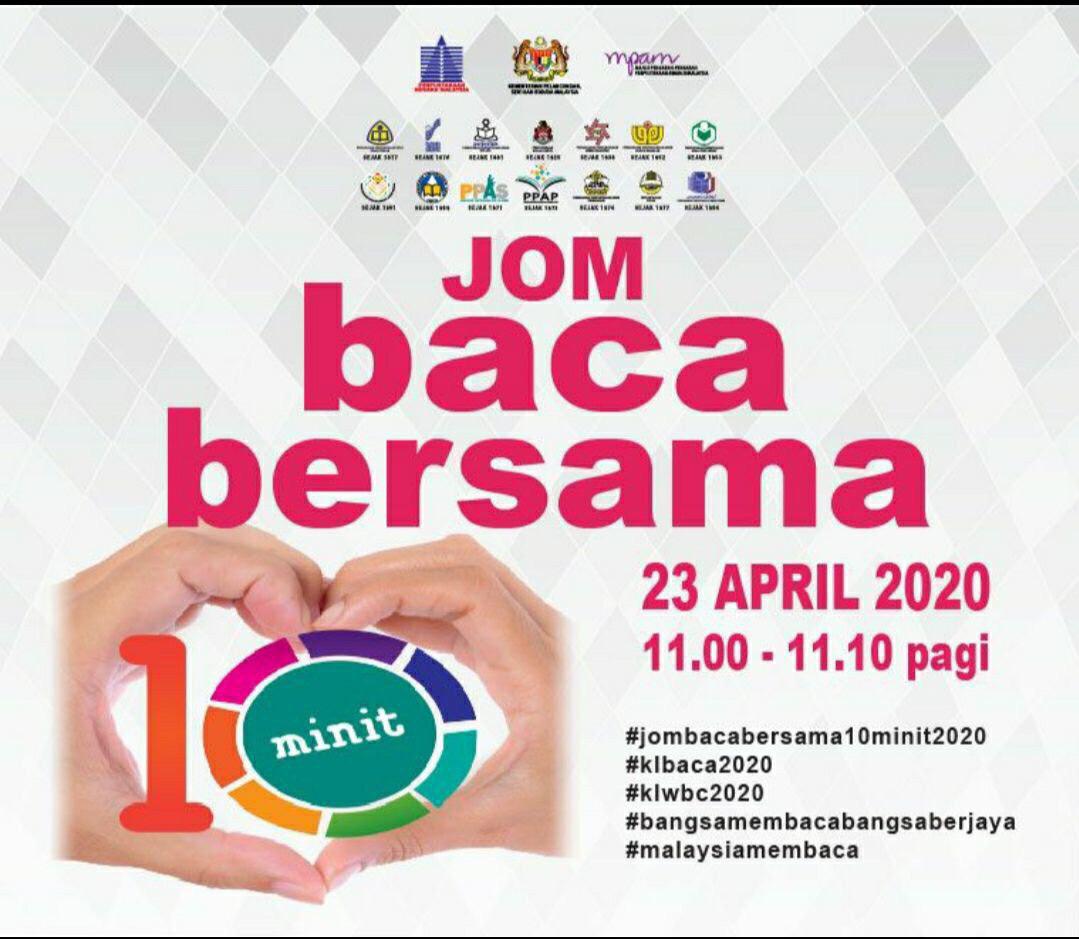 Program Jom Baca Bersama 10 Minit 2020 Seluruh Malaysia Skatjb